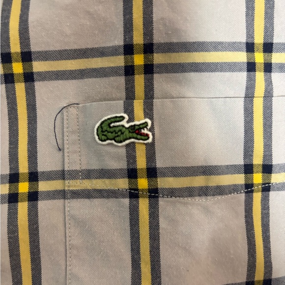 Lacoste slim fit button down size 40 - Picture 6 of 12